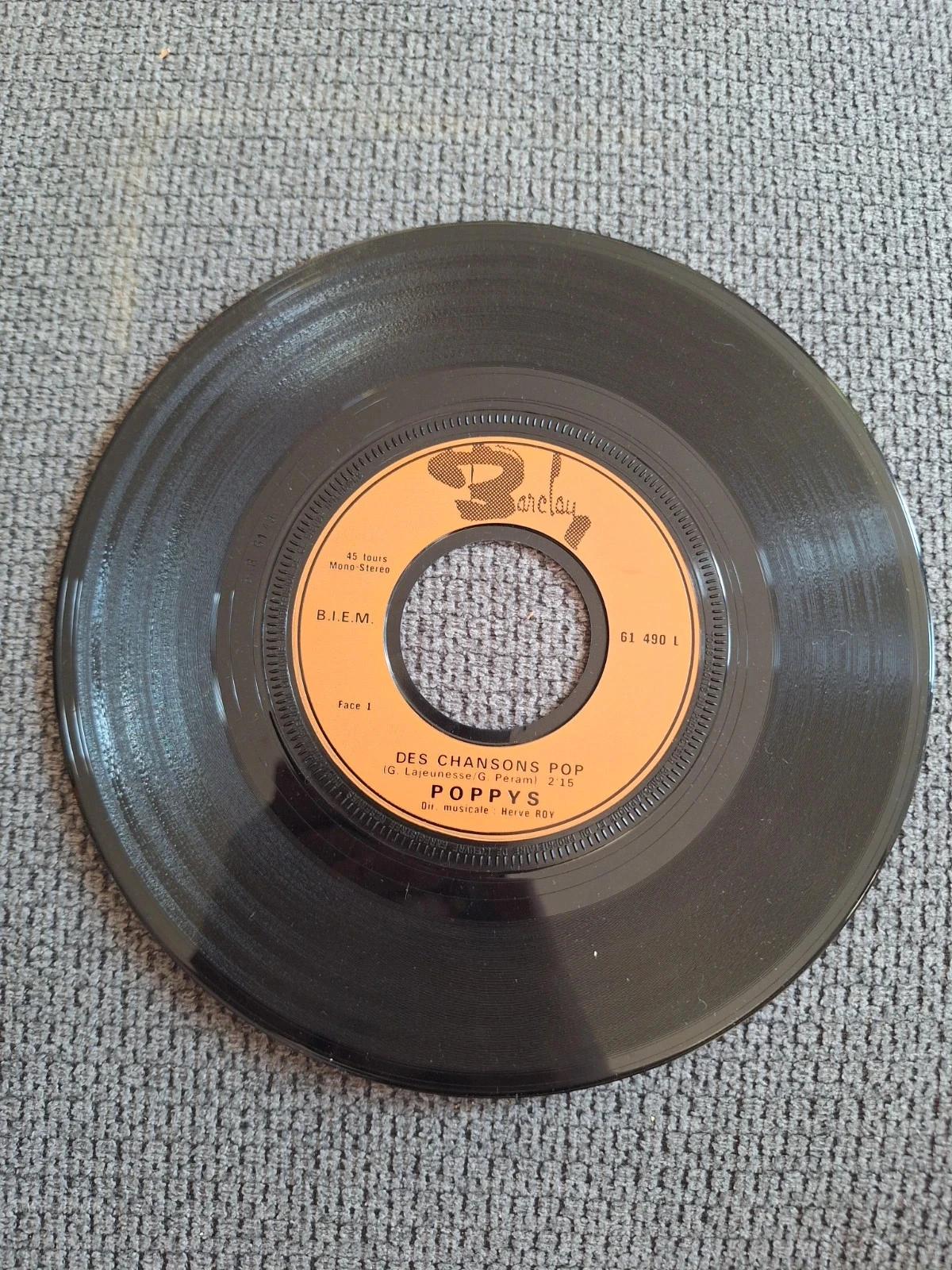 Vinil 45 Tours Poppys - Des Chansons Pop / Non Ne Criez Pas (1970) – photo 3